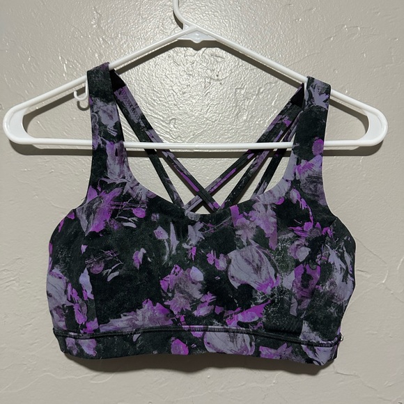 Lululemon Free To Be Serene Bra Light Support C/D Cups Floral Shift Multi - Picture 2 of 4